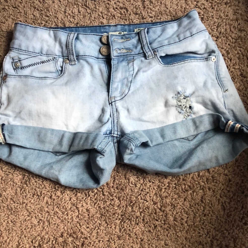 Size one shorts